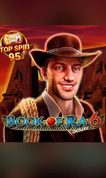 Book of Ra Deluxe 6 Top Spin Max RTP Logo