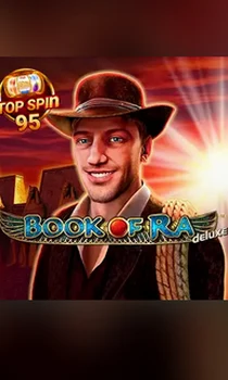 Book of Ra Deluxe Top Spin Max RTP Logo